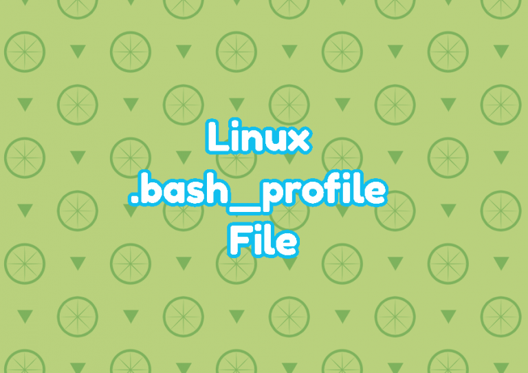 user profile file in linux