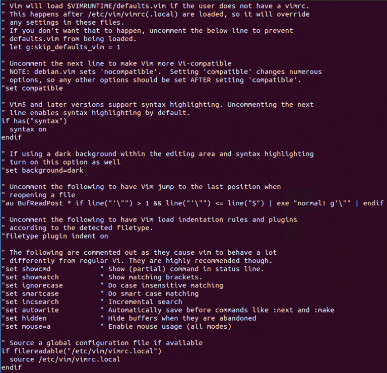Where Are .vimrc And Vimrc Files? – LinuxTect