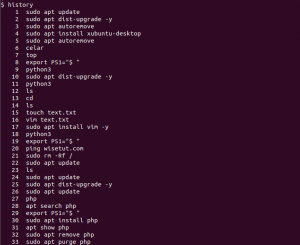 Linux history Command Tutorial – LinuxTect