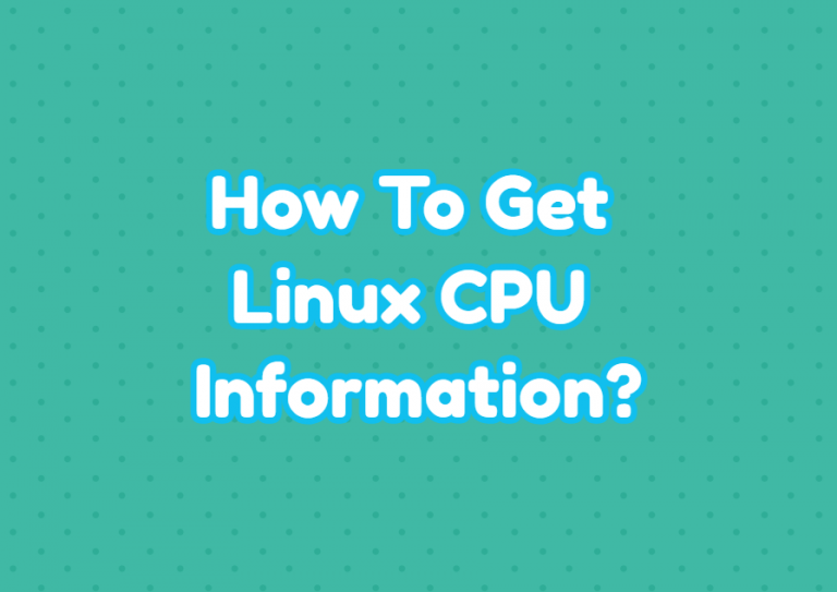 cpuinfo linux