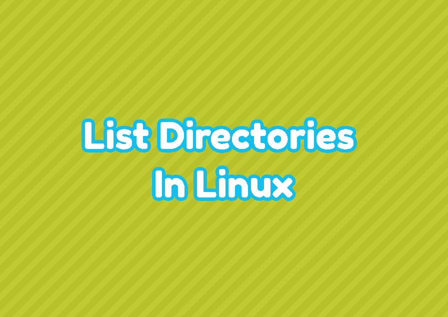 List Directories In Linux
