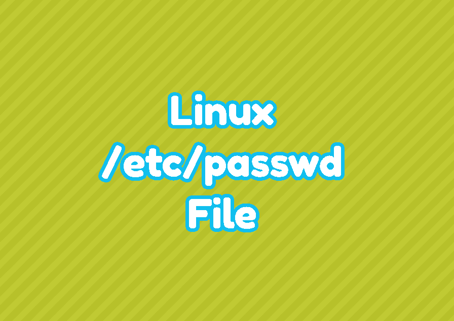 Linux /etc/passwd File