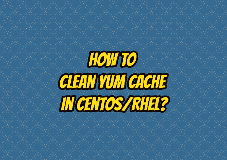 Clear Cache In Centos 7