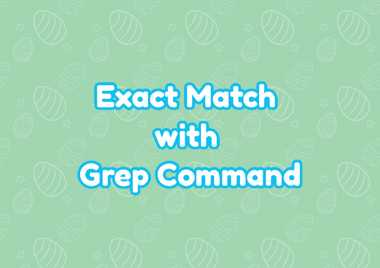 grep exact match