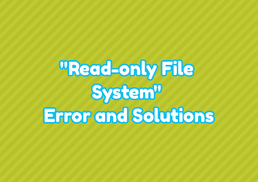 Линукс read only file system