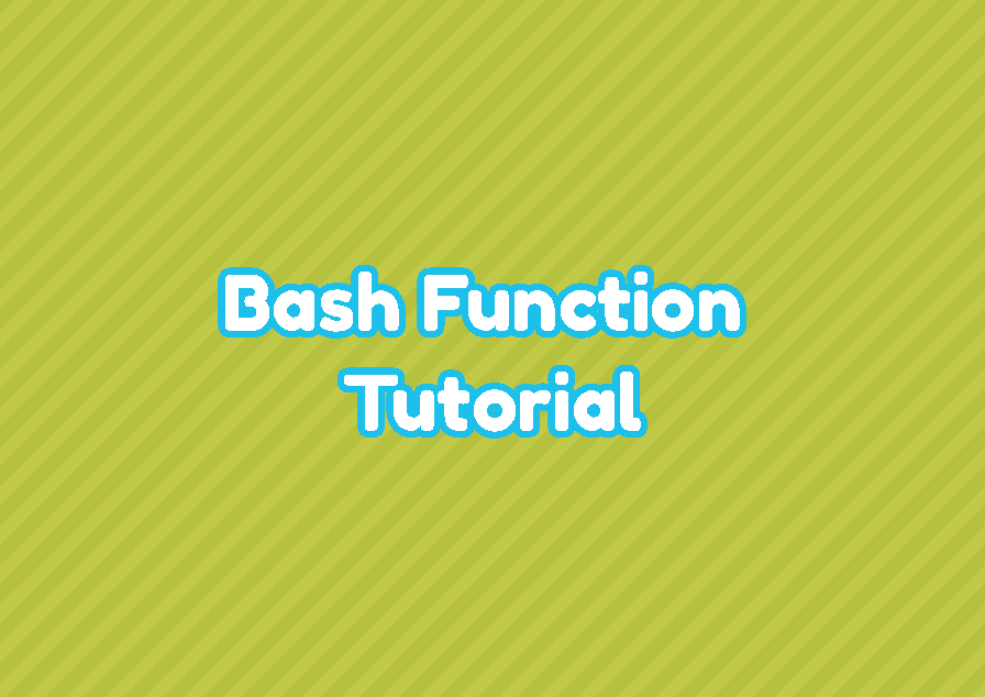 Bash Function Tutorial LinuxTect