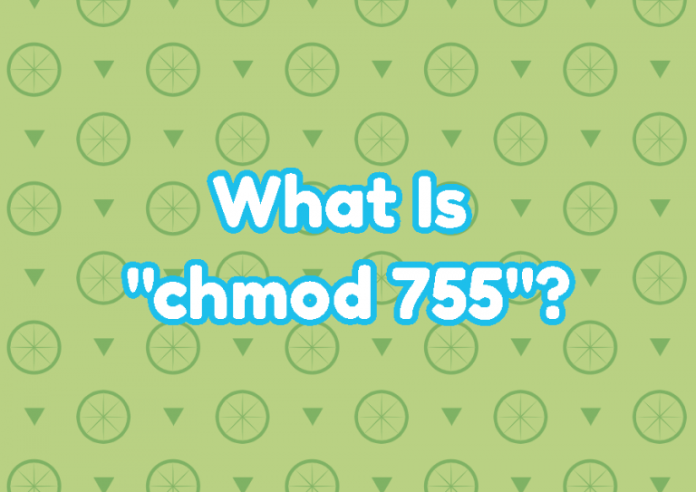 What Is Chmod 755