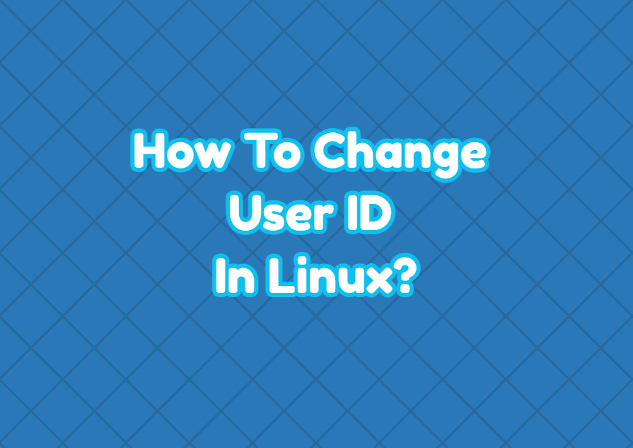 Command To Check User Id In Linux